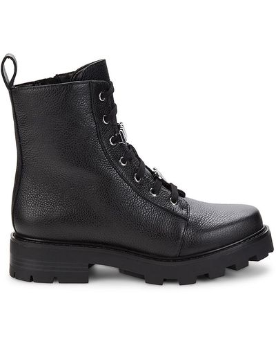 Karl Lagerfeld Monica Combat Boots - Black