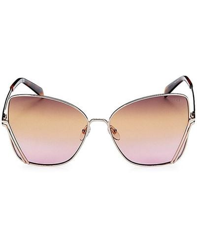 Emilio Pucci 59Mm Cat Eye Sunglasses - Pink