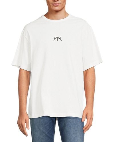 RTA Logo Oversized T Shirt - White