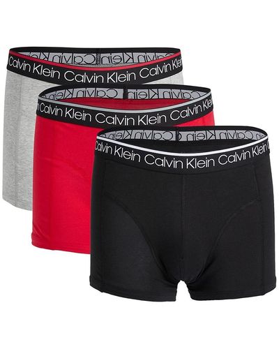 Calvin Klein 3-pack Boxer Briefs - Red