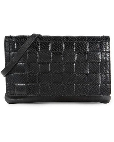 Vince Camuto Small Leather Crossbody Bag - Black