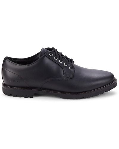 Cole Haan Midland Water Resistant Derby Shoes - Black