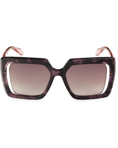Just Cavalli 53mm Square Sunglasses - Multicolour
