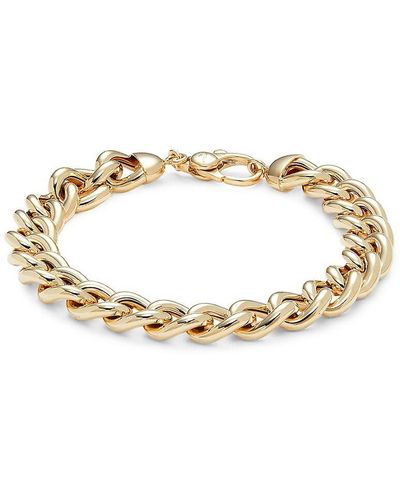 Saks Fifth Avenue 14k Yellow Gold Curb Chain Bracelet - Metallic