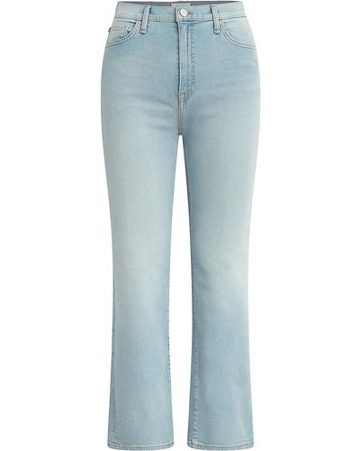 Hudson Jeans Noa High Rise Cropped Straight Jeans - Blue