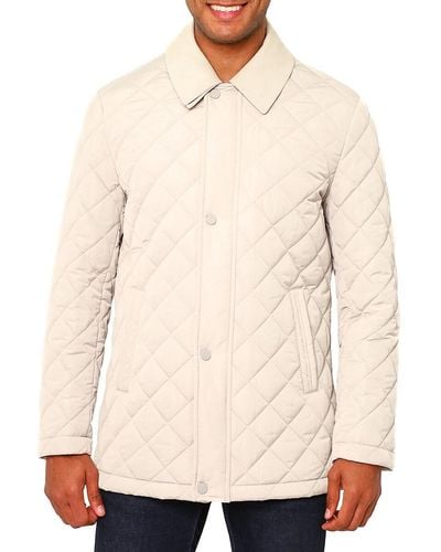 VELLAPAIS Drelux Quilted Field Jacket - Natural