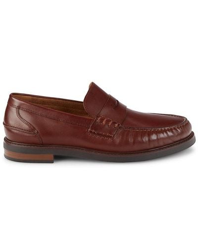 Cole Haan Pinch Leather Penny Loafers - Brown