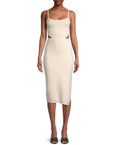 Alice By Temperley Lois Wool Blend Midi Tank Dress - Natural