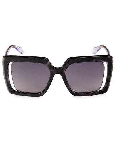 Just Cavalli 53mm Square Sunglasses - Multicolour