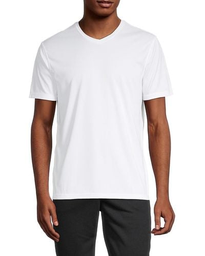 90 Degrees Solid-hued T-shirt - White