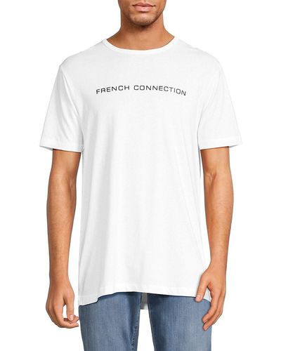French Connection Logo Graphic Tee - White