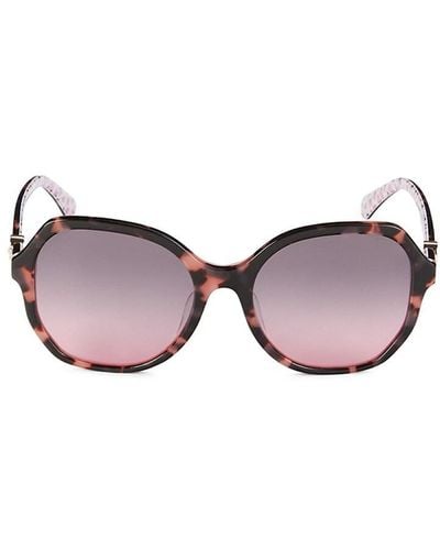 Kate Spade Lourdes 57mm Square Sunglasses - Pink