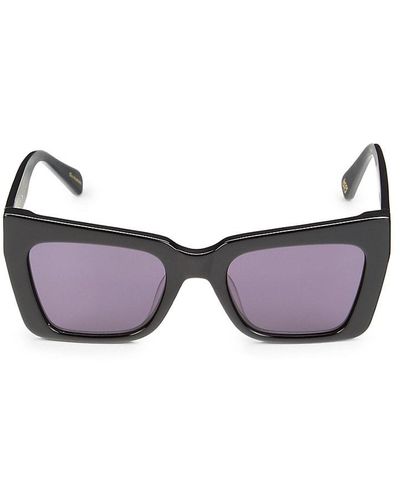 Karen Walker Immortal B 51mm Butterfly Sunglasses - Black