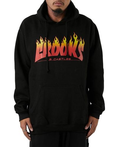 Crooks and Castles Thrasher Logo Graphic Hoodie - Black