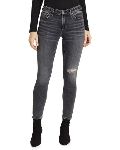 Rag & Bone Cate Mid Rise Ankle Skinny Jeans - Blue