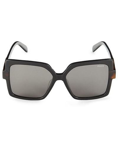 Emilio Pucci 55mm Square Sunglasses - Grey