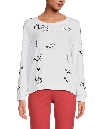 Lauren Moshi Paris Crewneck Sweatshirt - Grey