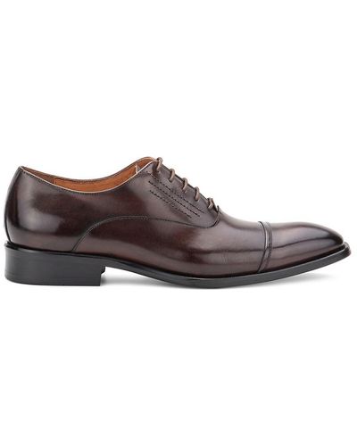 Vintage Foundry Leather Oxfords - Brown