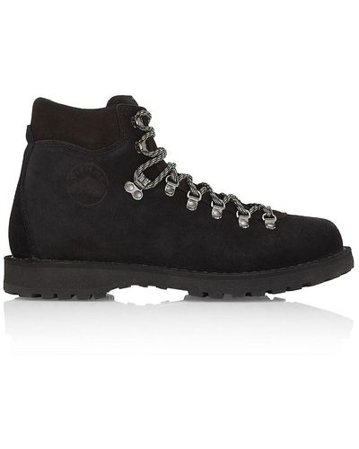 Diemme Roccia Vet Suede Lug Sole Hiking Boots - Black