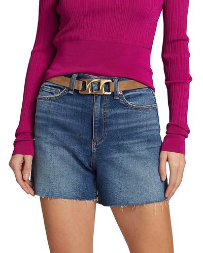 Rag & Bone Nina High Rise Jean Shorts - Pink