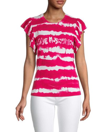 Love Moschino Tie-dye Top - Red