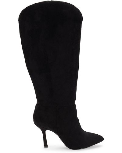 Saks Fifth Avenue Saks Fifth Avenue Iza Faux Suede Knee High Boots - Natural