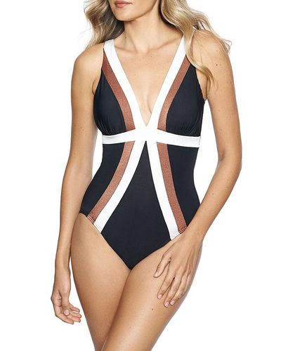 Miraclesuit Spectra Trilogy One Piece Swimsuit - Blue