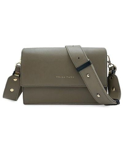 Trina Turk Leather Crossbody Bag - Green