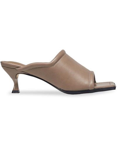FRENCH CONNECTION MADELEINE LEATHER SLINGBACK HEEL SZ 8.5, RETAIL