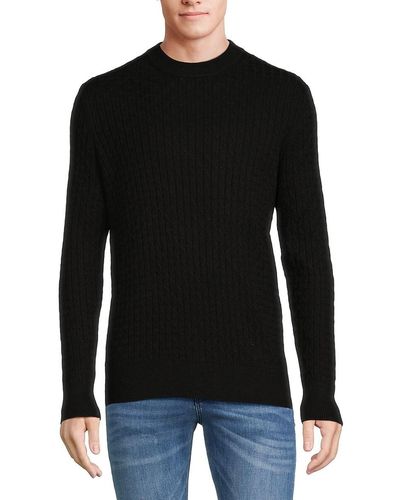 Karl Lagerfeld Ribbed Sweater - Black