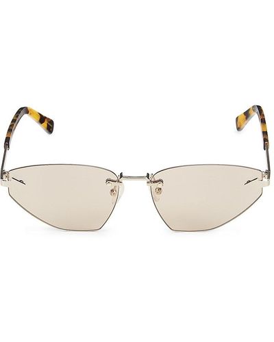 Karen Walker Heartache 60mm Cat Eye Sunglasses - Natural