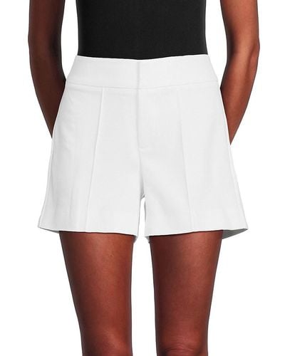 Saks Fifth Avenue Pleated Shorts - White