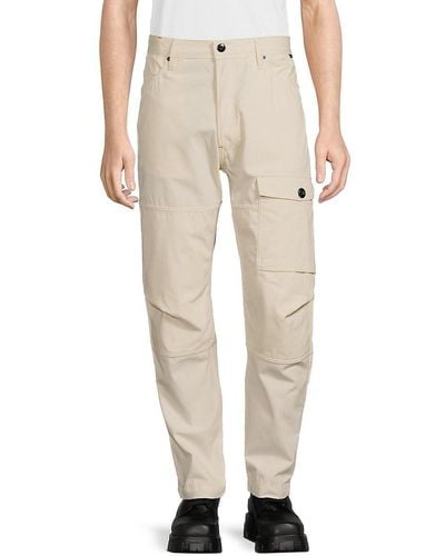G-Star RAW Bearing Solid Cargo Trousers - Natural