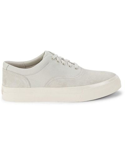 Vince Sonny Two Tone Platform Sneakers - White