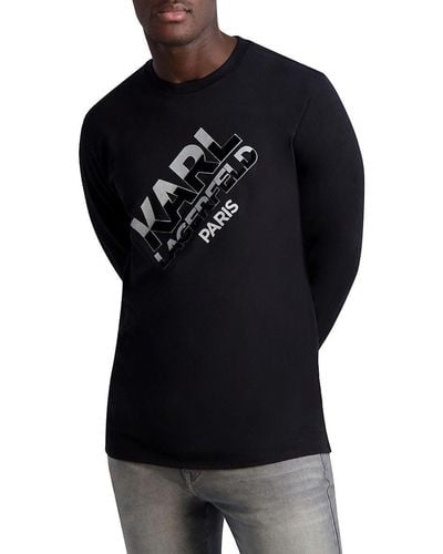 Karl Lagerfeld Long-sleeve t-shirts for Men | Black Friday Sale & Deals up  to 60% off | Lyst
