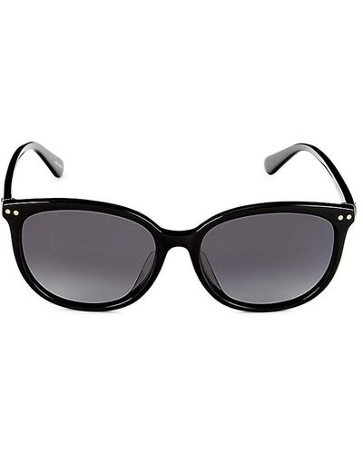Kate Spade Alina 55mm Round Sunglasses - Black