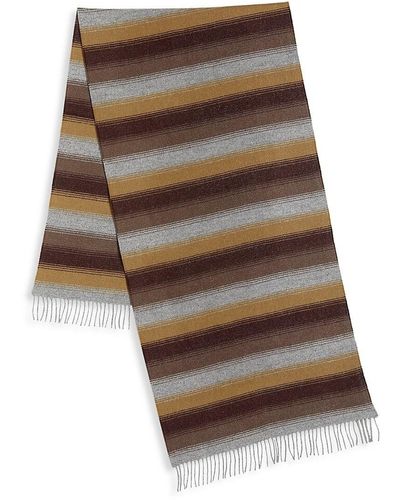 Saks Fifth Avenue Collection Brushed Striped Scarf - Multicolor