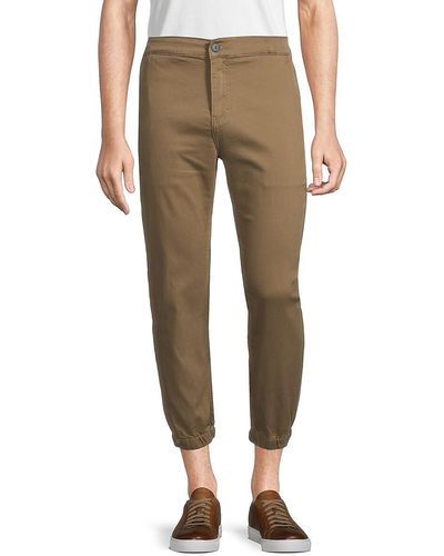 Ezekiel Solid-hue Cropped sweatpants - Brown
