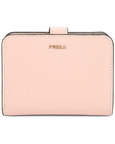 Furla Logo Leather Wallet - Pink