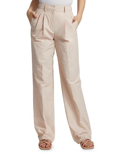 AKNVAS O'connor High-waisted Trousers - Natural
