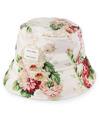 Rag & Bone X Laura Ashley Floral Bucket Hat - White