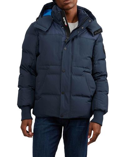 Pajar Heritage Core Fit Hood Down Jacket - Blue