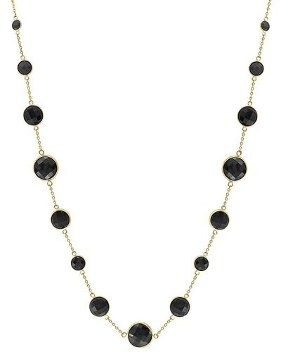Effy 14k Yellow Gold & Onyx Necklace/16" - Natural