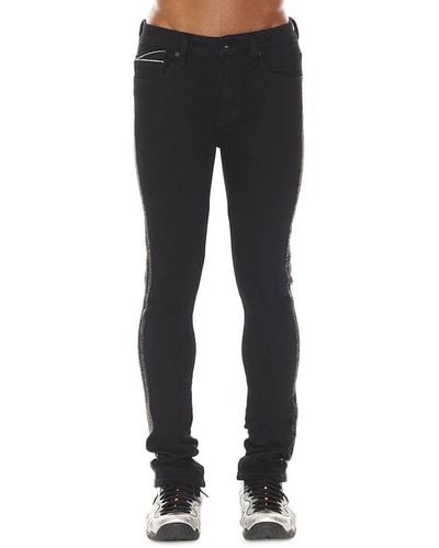 Cult Of Individuality Punk Solid Super Skinny Jeans - Black