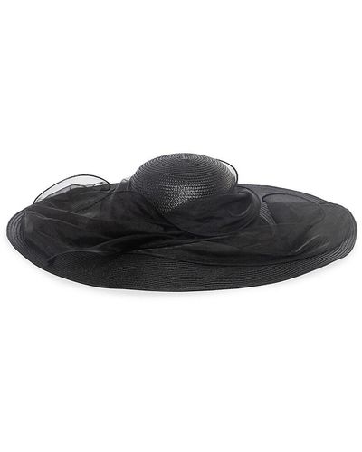 San Diego Hat Textured Sun Hat - Black