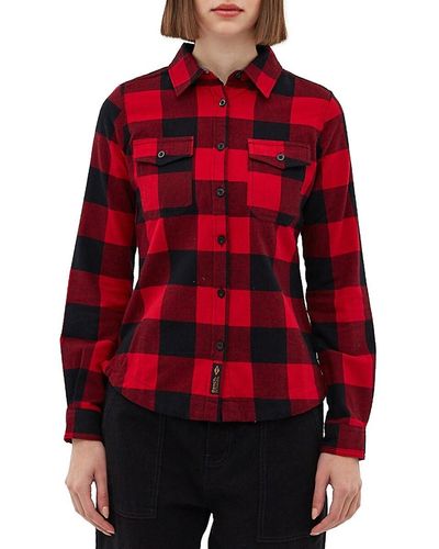 Bench Comyna Buffalo Check Flannel Shirt - Red