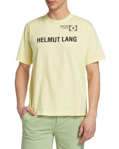 White T-shirt with logo Helmut Lang - Vitkac Italy