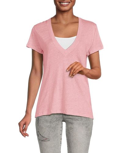 IRO Rodeo Linen Top - Pink