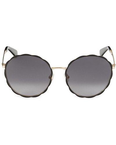 Kate Spade Cannes 57mm Round Sunglasses - Grey