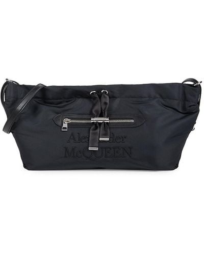 Alexander McQueen Bundle Logo Shoulder Bag - Black